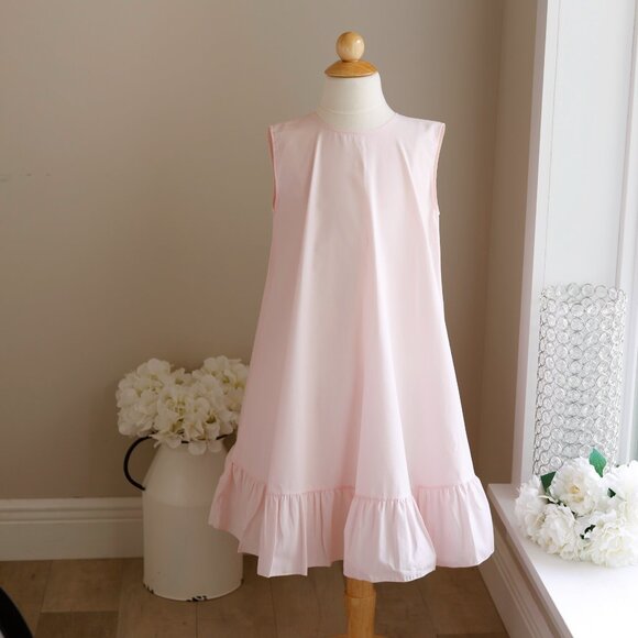 White Smocked Flower Girl Dress Pink Slip Special Occasion Heirloom Size 4 NWOT - Picture 4 of 7